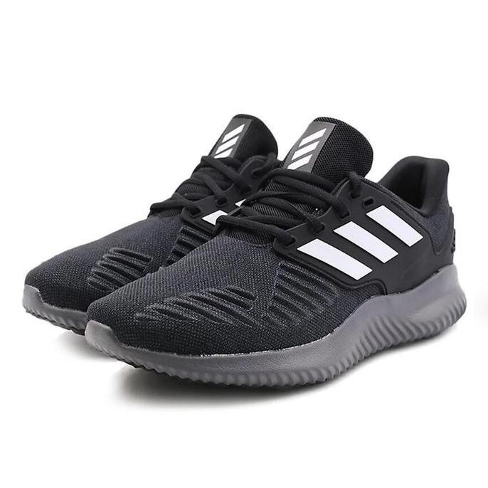 Sepatu Running Pria Adidas Alphabounce Rc 2 Black Original Big Size 46 47 48