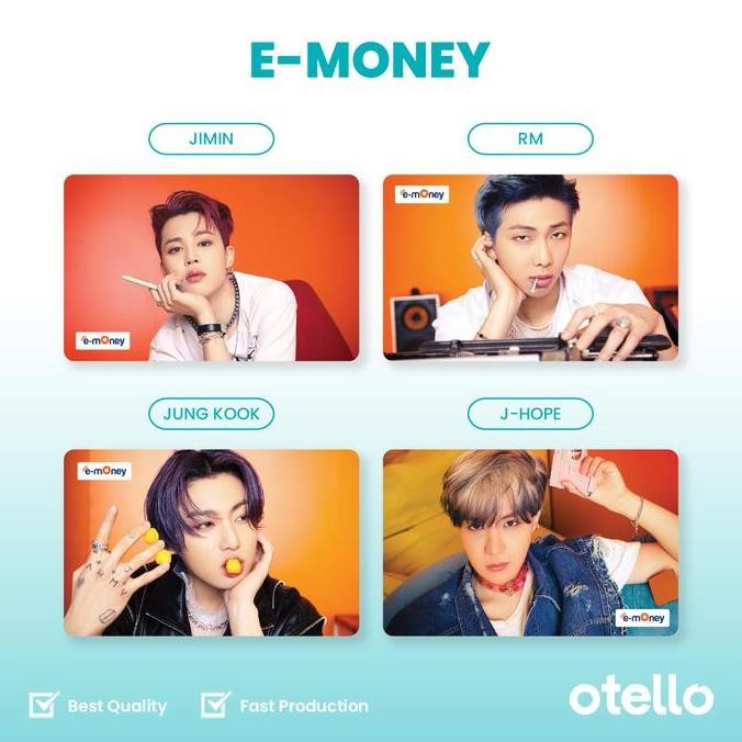 PROMO Kartu E-Money Permission to Dance BTS Photocard eMoney Mandiri Bangtan