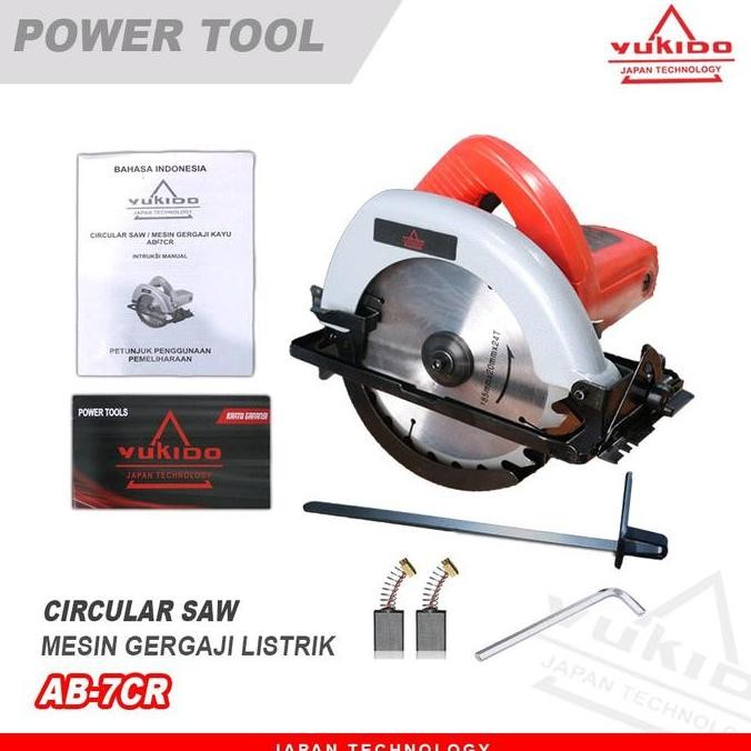 jhonxie- YUKIDO MESIN SIRKEL 7INC potong kayu FREE MATA SIRKEL 7INC