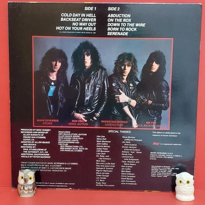 Vinyl Steeler - Steeler Import USA Yngwie Malmsteen Ron Keel Rare Koleksi Original