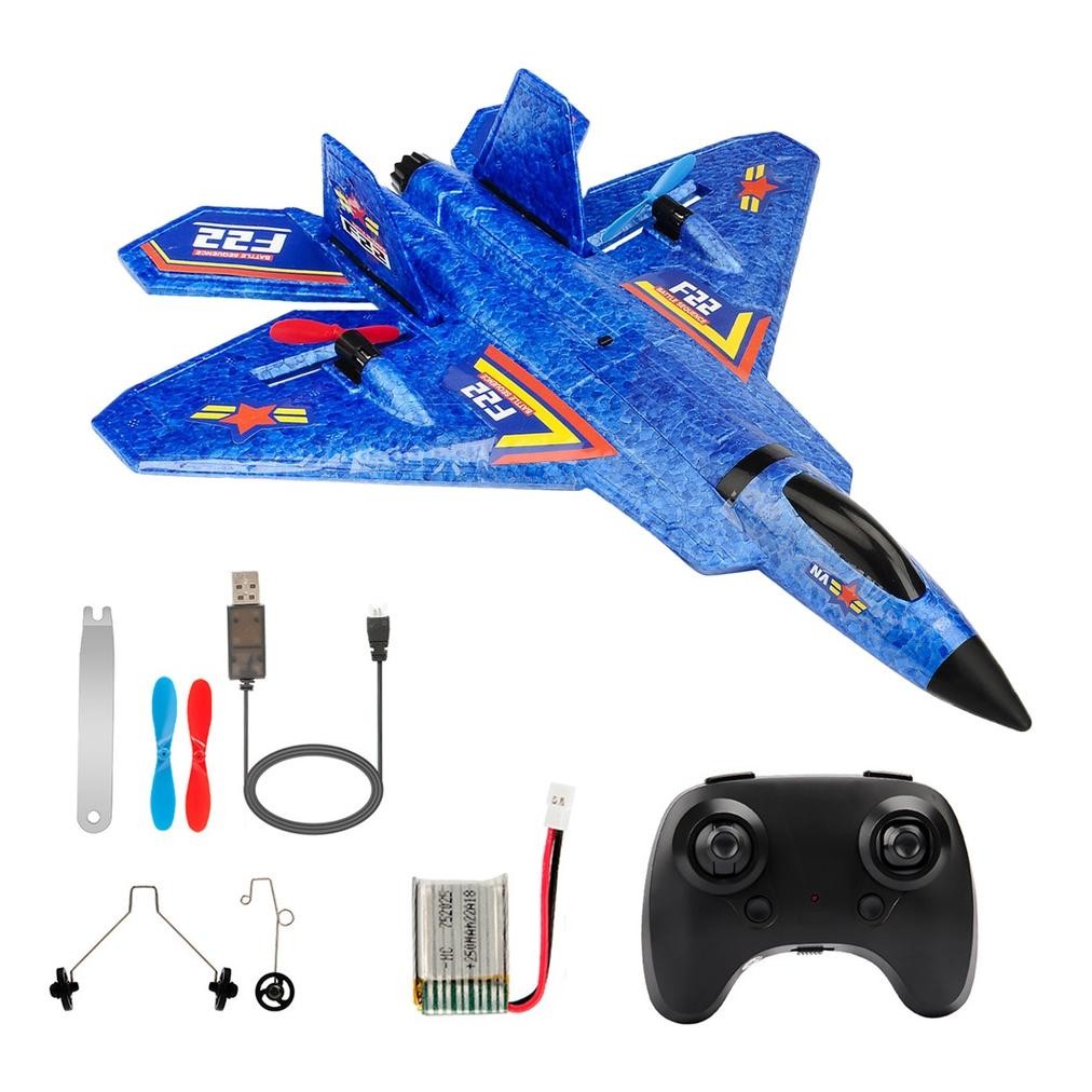 BABYCOLOR Mainan Pesawat Remote Control Terbang Lampu LED Pesawat RC Terbang RC Plane Terbang SU35