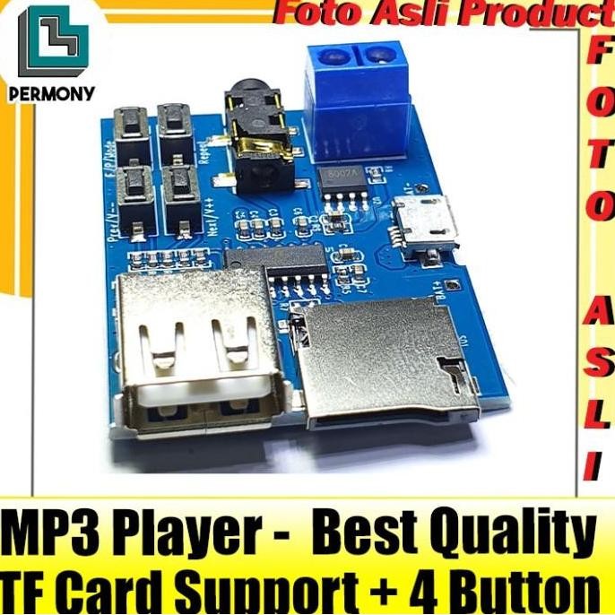 Mp3 Decoder Modul Power Amplifier Player Module TF Card