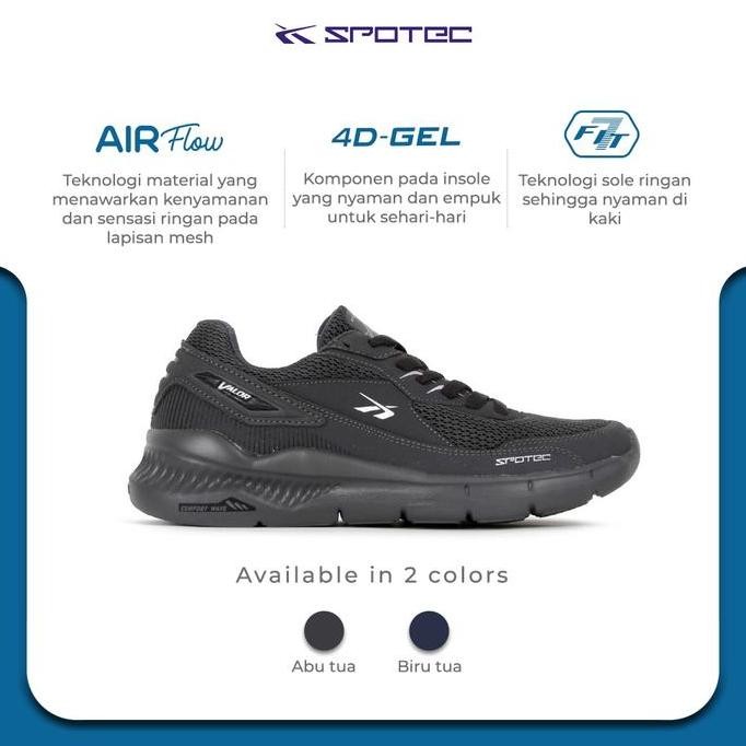 Sepatu Pria / Sepatu Running / Spotec / Valor