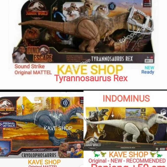 Jurassic World Tyrannosaurus Rex - Sound Strike - NEW - MATTEL