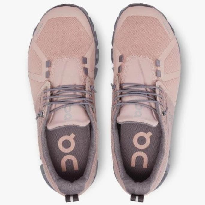 On Running Women'S Shoes - On Running Cloud 5 Waterproof - Rose/Foss