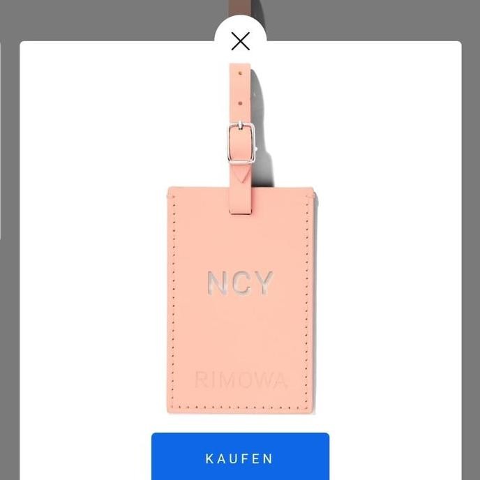 ORIGINAL NAME TAG RIMOWA