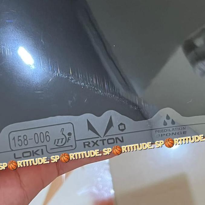 Karet Pingpong Loki Rxton 3 Karet Loki Rxton Iii Original Tenis Meja