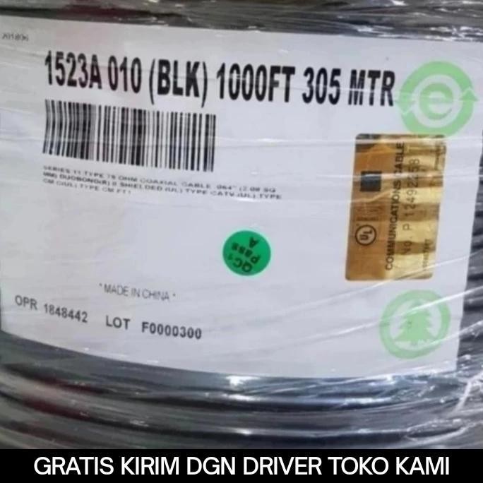 kabel coaxial RG11 belden 1523A RG 11 750HM 75 Ohm
