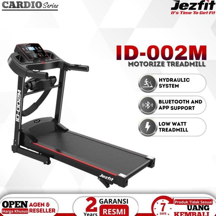 Terlaris Jezfit Alat Fitness Treadmill Elektrik Id 002M