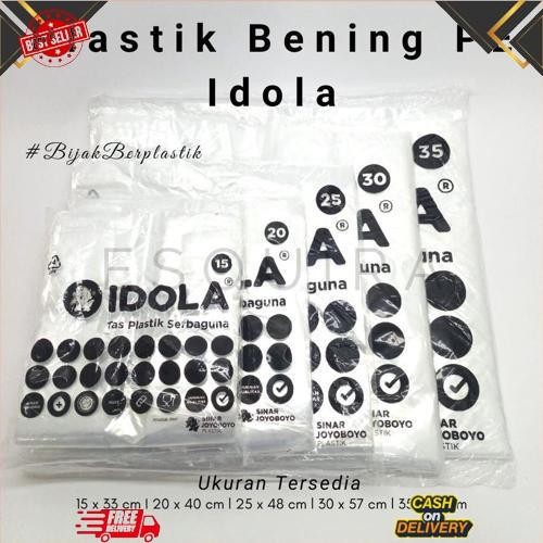 COD Kantong Kresek Plastik PE Idola Transparant PEX