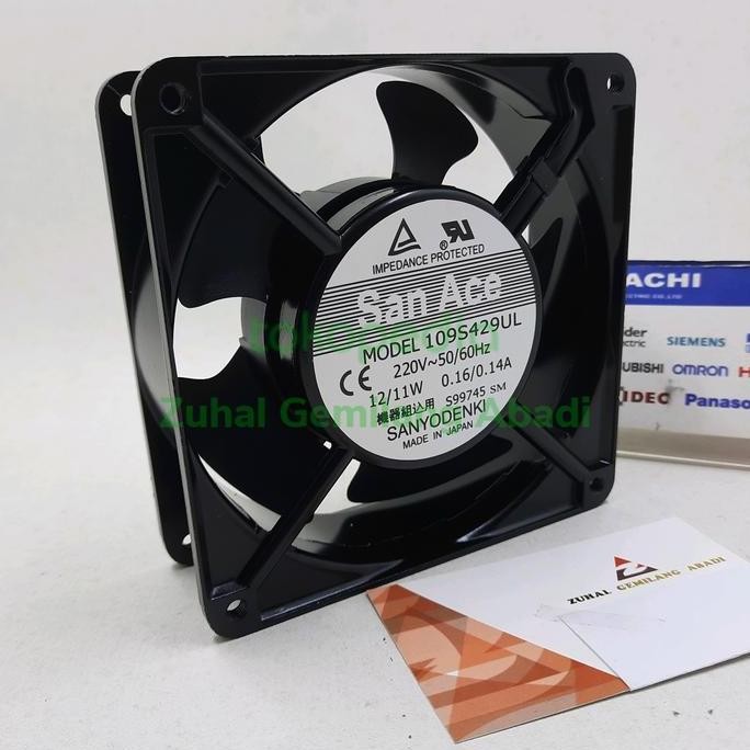 109S429UL, FAN EXHAIST /ROTARY FAN SAN ACE SANYO DENKI