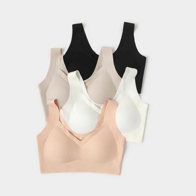 Promo Uru [Set] Invisible Seamless Bra + Cd Wanita | Tanpa Jahitan Nyaman Seamless & Super Nyaman - 