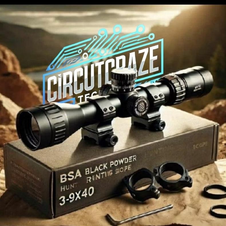 FEVERFEW TELESKOP SENAPAN BSA BLACK POWDER 3-9x40