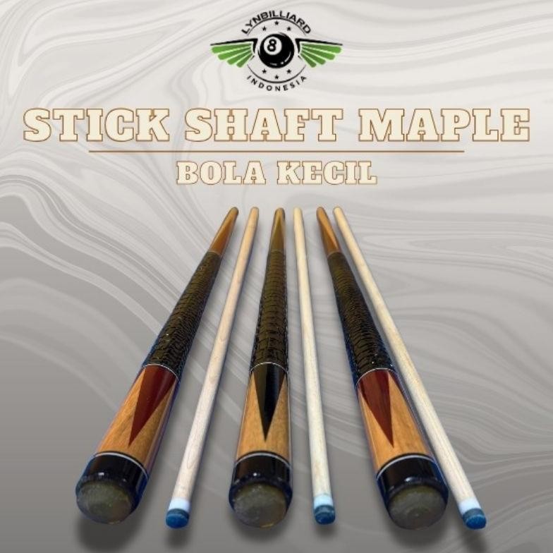 albertGokil- STICK BILLIARD BOLA KECIL Lynbilliard Stick Shaft Maple Bola Kecil STIK BILLIARD BILIAR