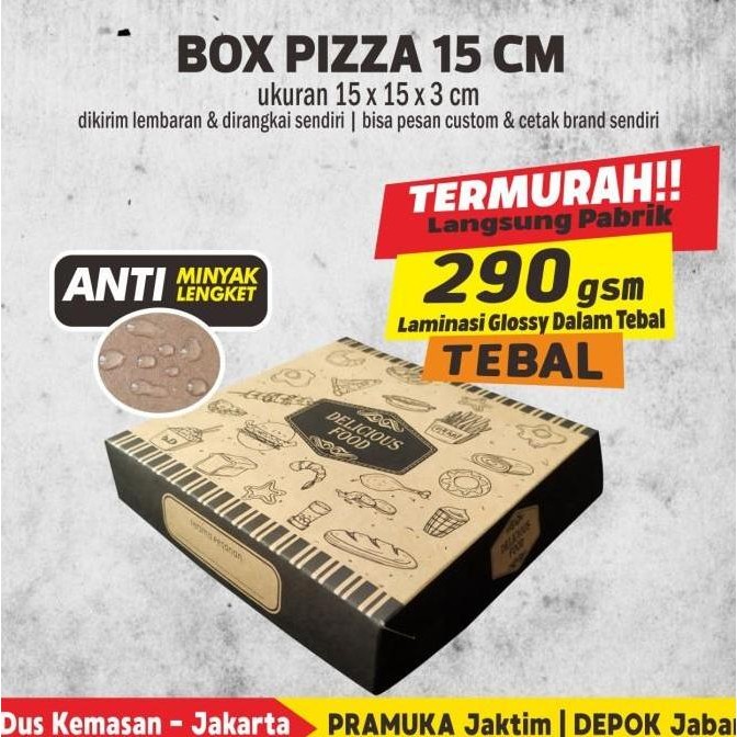 BOX PIZZA 15 KRAFT LAMINASI