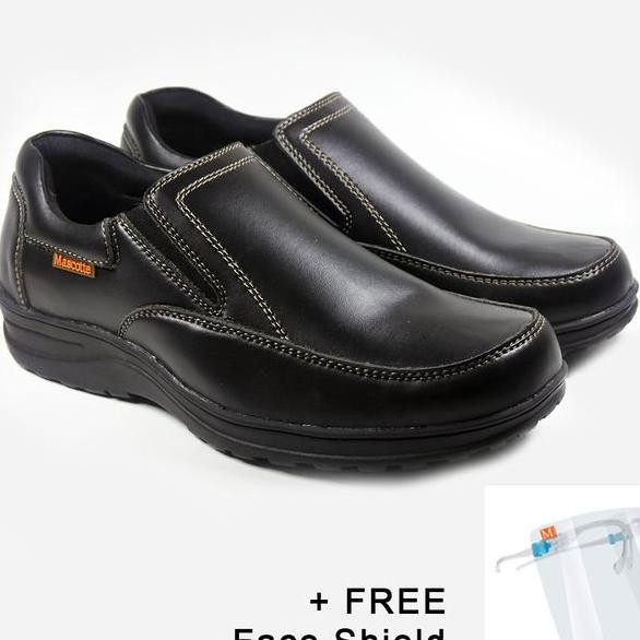 Mascotte Adriano Sepatu Formal Pria 991 062 Hitam Karet Shoes