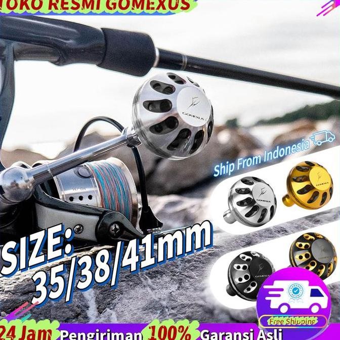 GOMEXUS HANDLE KNOB 35-41MM JORAN BC PANCING ALAT PANCING SET KNOP STRADIC DAIWA LEXA SHIMANO TWINPO