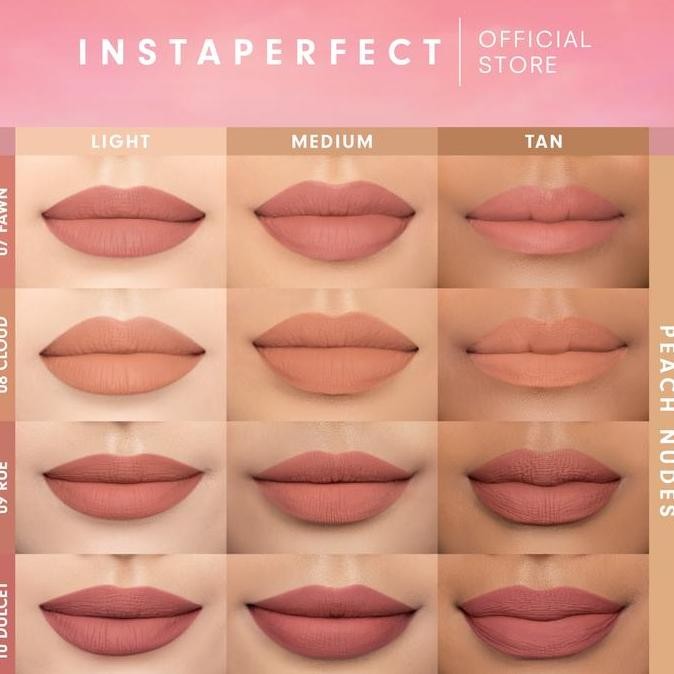 Top Creator Choice Instaperfect Suede Lip Matte (MLBB Nude Lip Cream, Cover Blurry, Transfer Resista