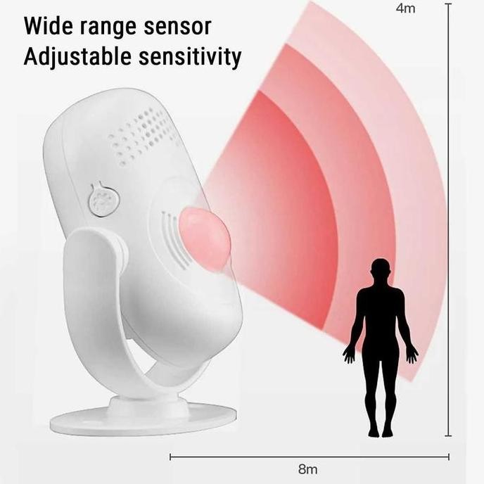 Bel Rumah Toko Selamat Datang Tamu Sensor Alarm Pintu Masuk Rumah Toko Dengan Alarm Toko Inframerah