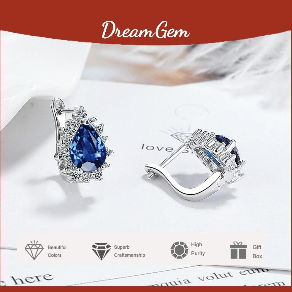 Anting Tindik Wanita Anting Berlian Bersertifikat Anting Berlian Asli Hadiah Pasangan Gaya Korea