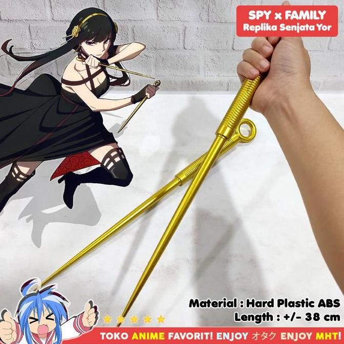 Replika Senjata Spy X Family Yor Forger Thorn Princess Cosplay