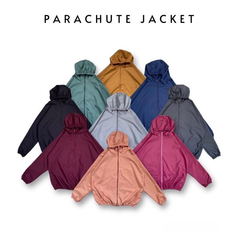 Original Jaket Olahraga Parasut Polos Pria/Wanita Mirip Uniqlo, Uv Protection, Windbreaker, Sauna Su