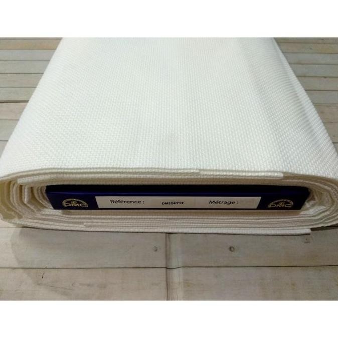 Kain Kristik Aida DMC 14ct - 712 - Off White