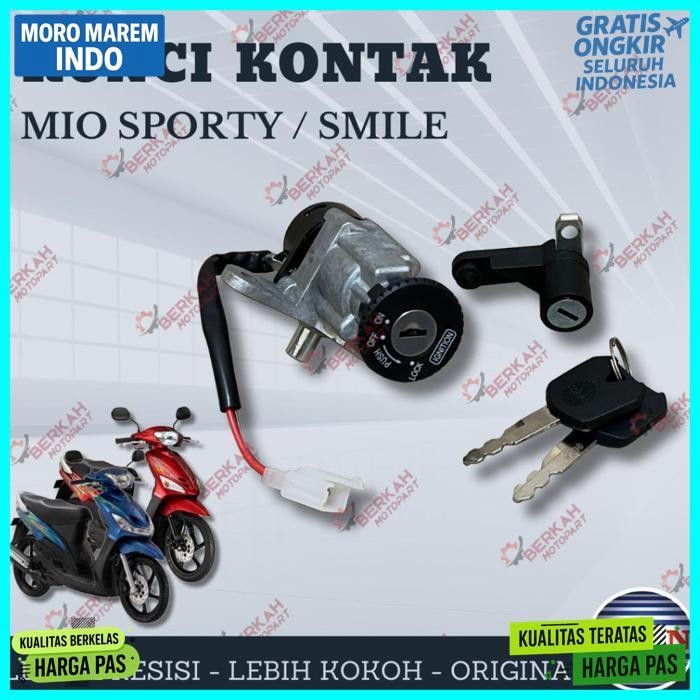 Best Seller Kunci Kontak Set Plus Kunci Jok Yamaha Mio Sporty Smile 2004 2005 2006 2007 2008 2009 20