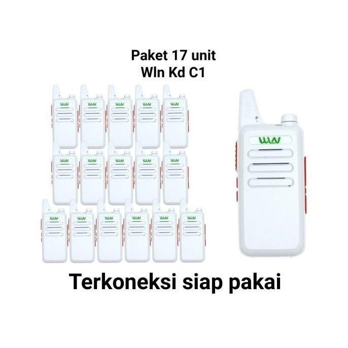 ZOLDYCK- 17 unit HT Kdc1 radio komunikasi winlan kd c1 walkie talkie mini kd-c1