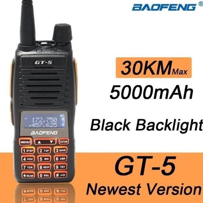 ZOLDYCK- HT GT5 BF GT-5 30KM 5000Mah Walkie Talkie Dual Band Radio BF-GT5