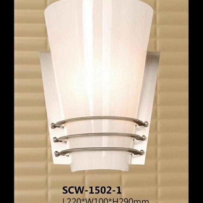 FL 1502 /1 LAMPU DINDING INDOOR MINIMALIS HIAS KACA Murah
