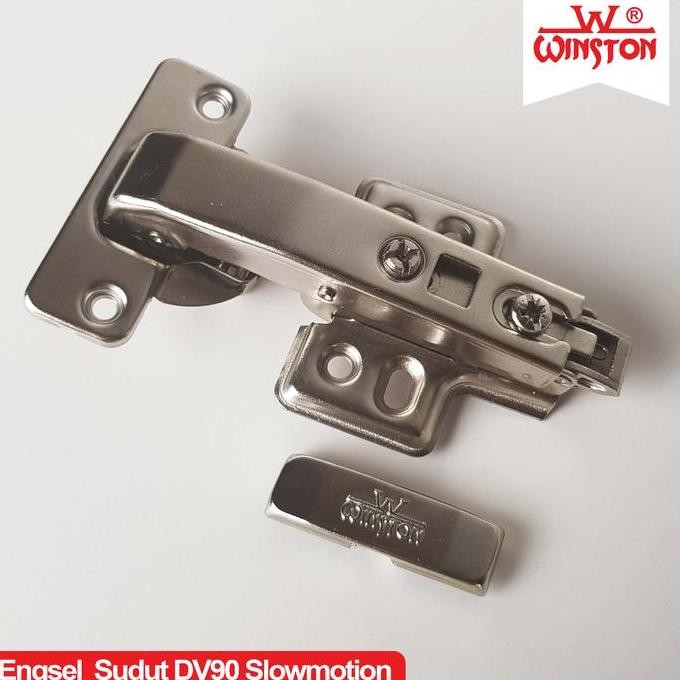 Promo Engsel Sudut 90 Derajat Winston Dv90 Soft Close Slow Motion Cod