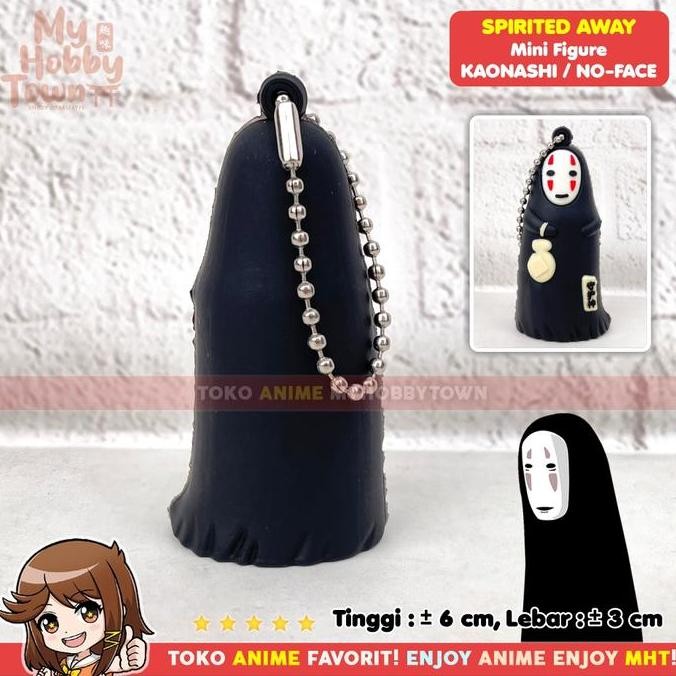 Gantungan Kunci Figure Anime Spirited Away Kaonashi No Face