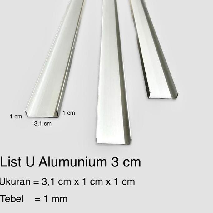Promo Lis U Alumunium Silver / Lis U Alumunium Cod