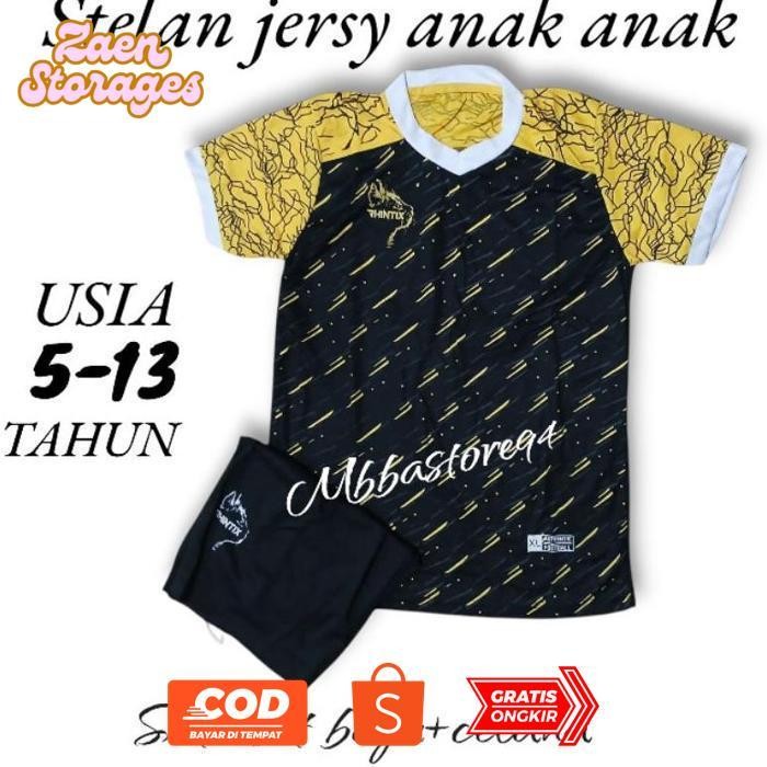 Flash Sale Stelan Jersy Anak-Anak Unisex/Custum Futsal/Custom Badminton Jersy Sport Byp-27