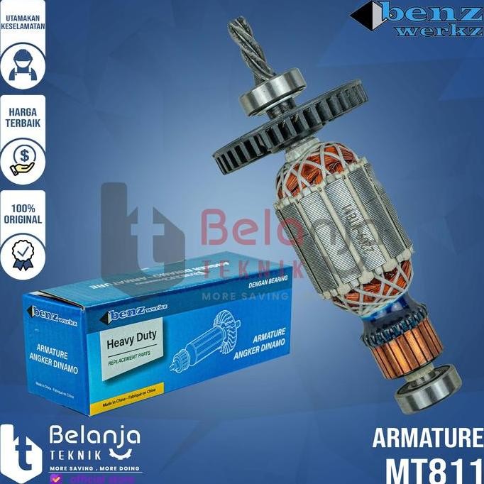 IKKAKU- Benz Armature Angker Mesin Bor Impact 13mm MT 811 For Maktec MT811