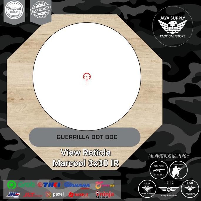 Marcool 3X30 Ir Scope Anti Shock Proof Getar Ultra Clear Lens 22Mm Kualitas Terbaik Harga Termurah