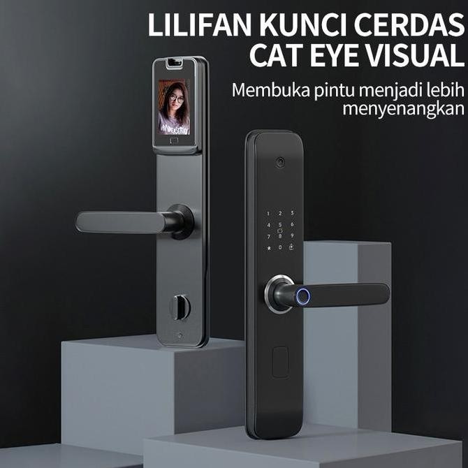 ULQUIORRA- Kunci digital pintar/kunci pintu sidik jari/kunci pintu elektronik keamanan /kunci pintu 
