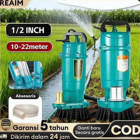 SINISTER- Reaim Pompa Celup Air Stainless Steel 2 Inch 450W/750W/900W Pompa Air Listrik Submersible 