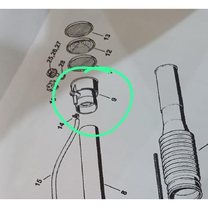 WONDERWEISS- Stihl Kepala Ujung Semprotan Mist Blower SR 5600 Sparepart SR5600