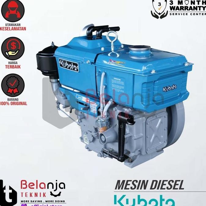 IKKAKU- KUBOTA Mesin Diesel RD 110 DIH 2 Diesel Penggerak RD110 HOPPER