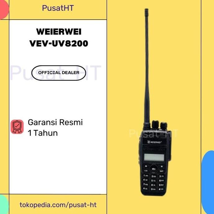 KYOKOTSU- Radio HT Weierwei VEV-UV8200 UV 8200 Dualband UHF 10 Watt IP67