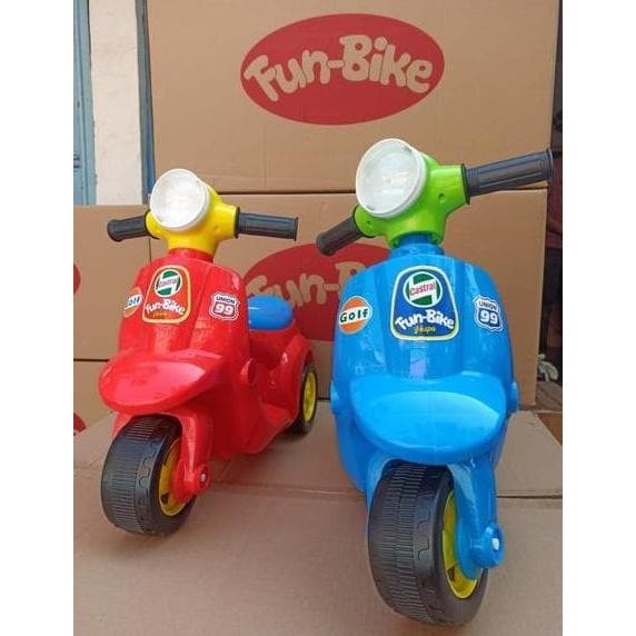 Mainan Anak Motor Vespa Plastik Mainan Anak Fun Bike Vespa Mini