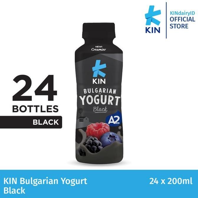 KIN BULGARIAN YOGURT BLACK (24 x 200 ML) TP