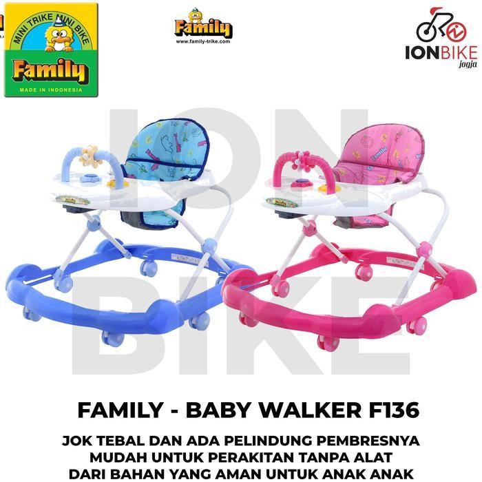 Baby Walker Family 136 Belajar Jalan BabyWalker Kereta Dorong Bayi
