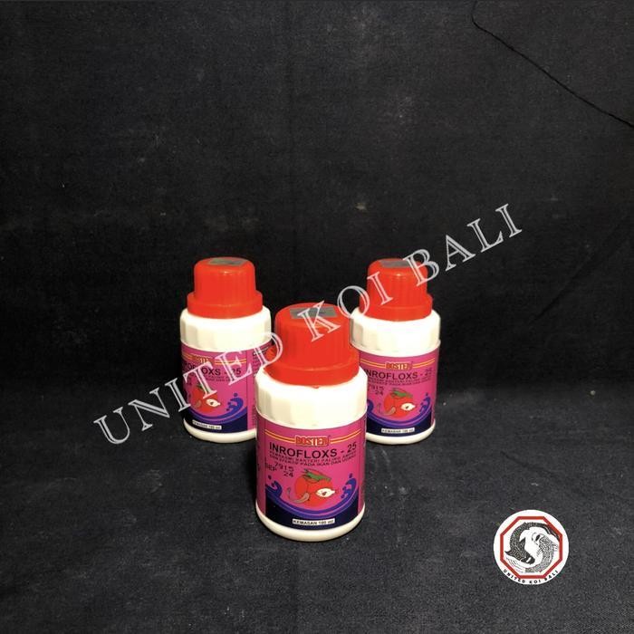 BOSTER INROFLOXS INROFLOX INROFLOK - 25 OBAT ANTIBIOTIK KOI