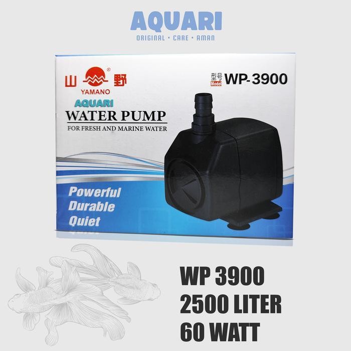 Mesin Kolam Yamano WP 3900 2500 L/H 60 Watt 1,5-2m - Pompa Air Aquarium - Water Pump Kolam