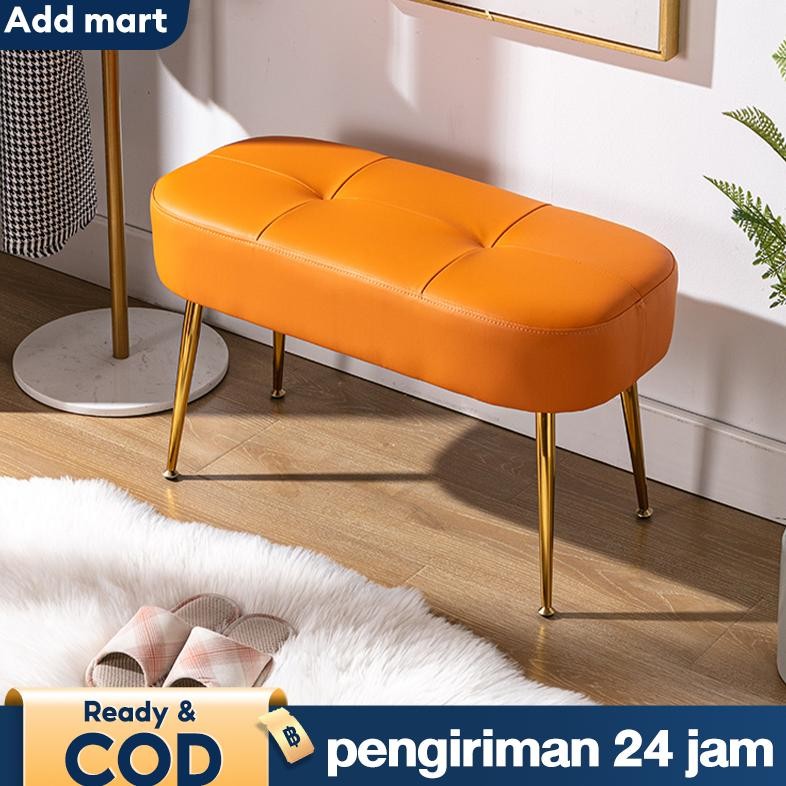 KYOKOTSU- Bench Oval Sofa Minimalis Stool Panjang Stool Doubleseat Sofa Kursi Puff Panjang Sofa Mura
