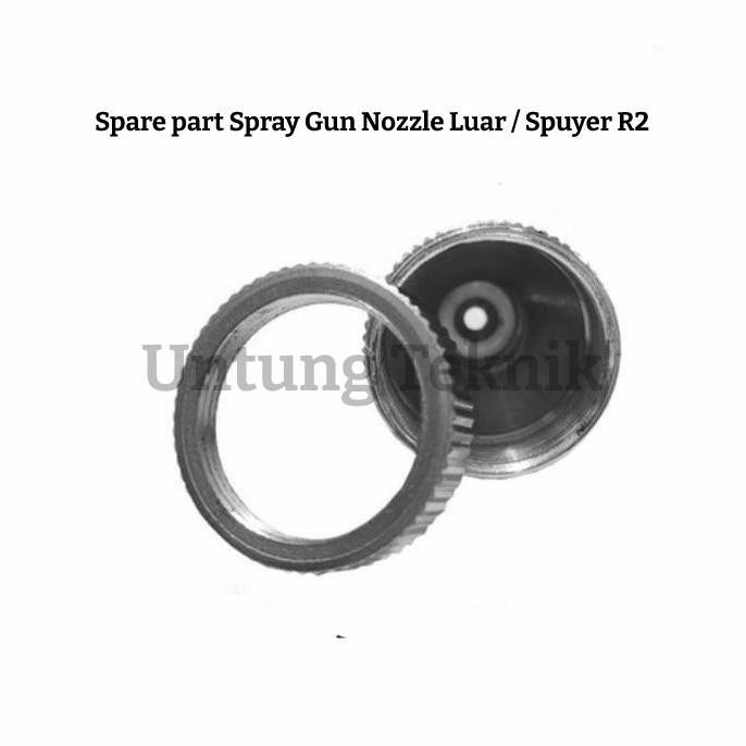 Promo Spare Part Spray Gun Nozzle Luar / Spuyer R2 Cod