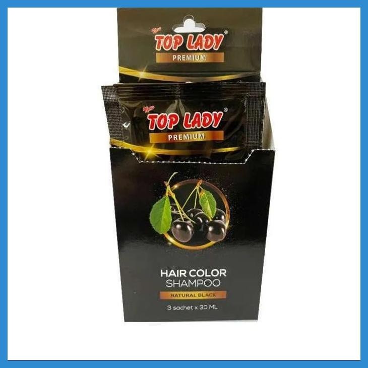 READY [SACHET] TOP LADY HAIR COLOR SHAMPOO - TOP LADY SHAMPOO UBAN GOOD QUALITY